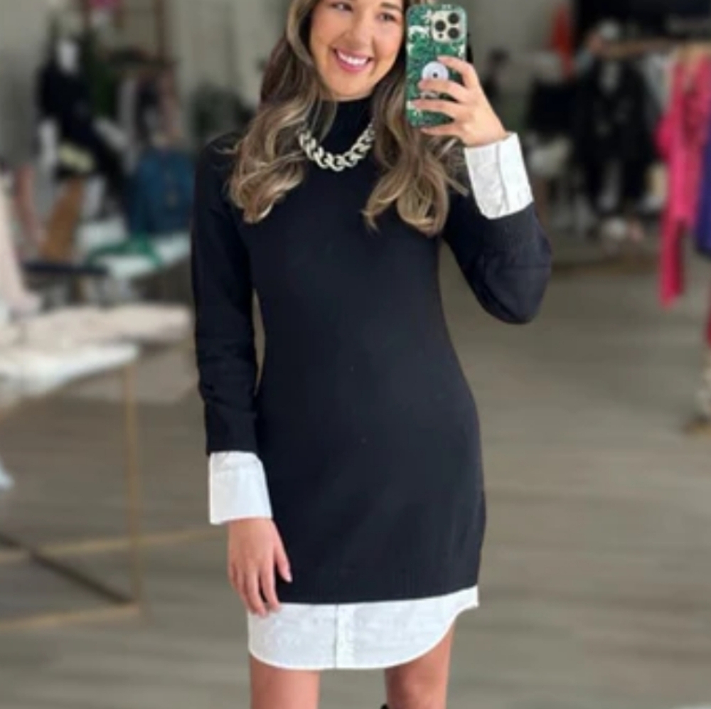 NWT Women's size L Central Park West Sweater Dress
